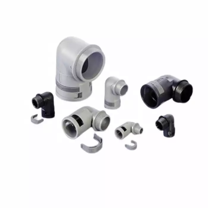 PMA Conduit Fitting 12 mm Nominal Size PG13.5 Nylon 6 Black, BVWD-P132GT-11 (Pack of 50)