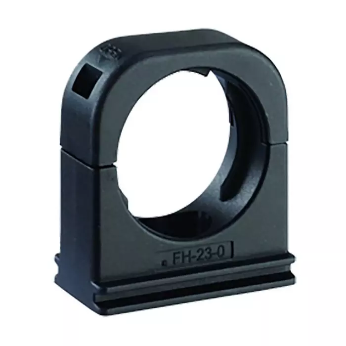 Kopex Conduit Clip Conduit Fitting 50 mm Nominal Size Nylon 12 Black IP68 rating, 7TCA297120R0418BEH08 (Pack of 4)