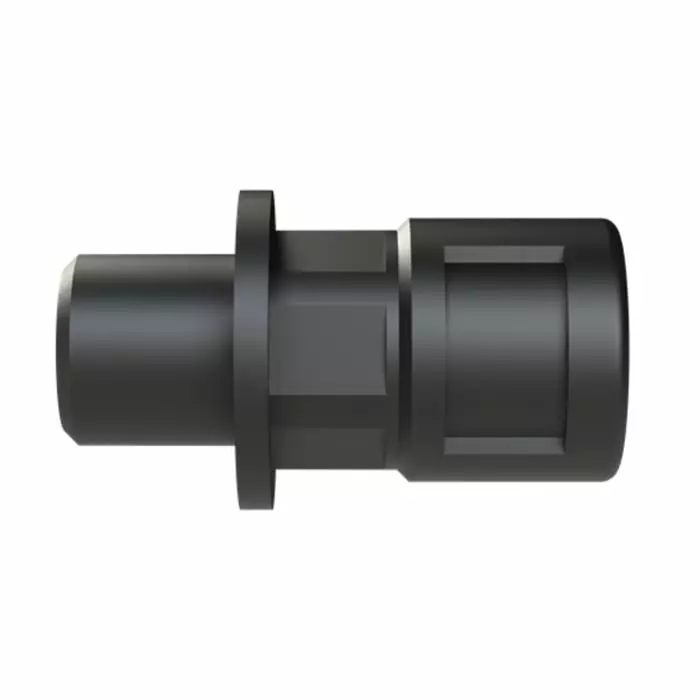 PMA Straight Connector Conduit Fitting 7 mm Nominal Size M12 Polyamide 6 Black, BVND-M12MGT (Pack of 100)