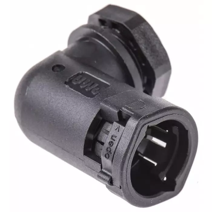 PMA 90Â° Elbow Conduit Fitting 16 mm Nominal Size M16 PA 6 Black IP66 Rating, ALWD-M162 (Pack of 4)