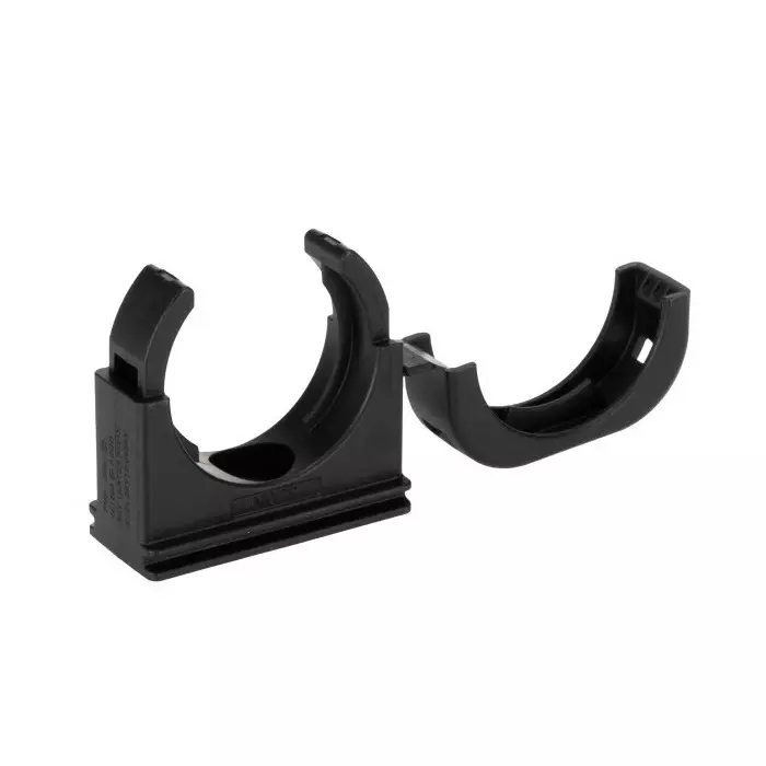 Kopex Conduit Clip Conduit Fitting 32 mm Nominal Size Nylon 12 Black IP68 rating, 7TCA297120R0416BEH06 (Pack of 4)