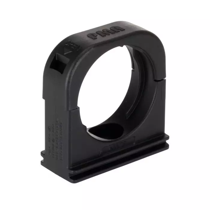 Kopex Conduit Clip Conduit Fitting 32 mm Nominal Size Nylon 12 Black IP68 rating, 7TCA297120R0416BEH06 (Pack of 4)