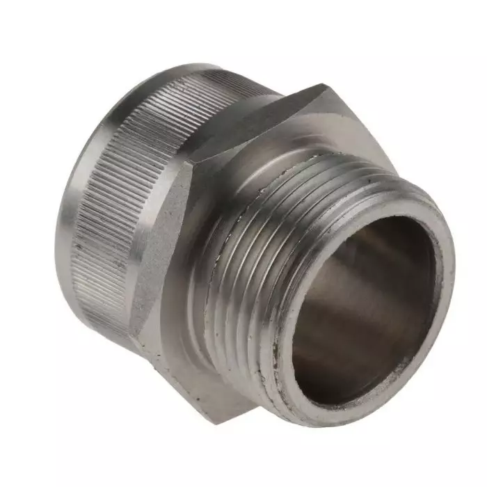 Kopex Straight Conduit Fitting 25 mm Nominal Size M25 316 Stainless Steel Metallic IP40 rating, 7TCA297070R0048GFMS0505 (Pack of 2)