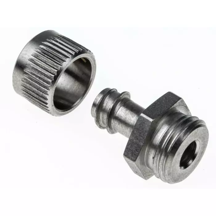 Kopex Straight Conduit Fitting 10 mm Nominal Size PG7 316 Stainless Steel IP40 rating, 7TCA297070R0052GFPS0101 (Pack of 2)