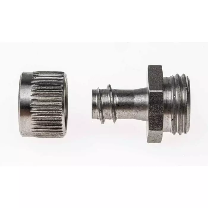 Kopex Straight Conduit Fitting 10 mm Nominal Size PG7 316 Stainless Steel IP40 rating, 7TCA297070R0052GFPS0101 (Pack of 2)