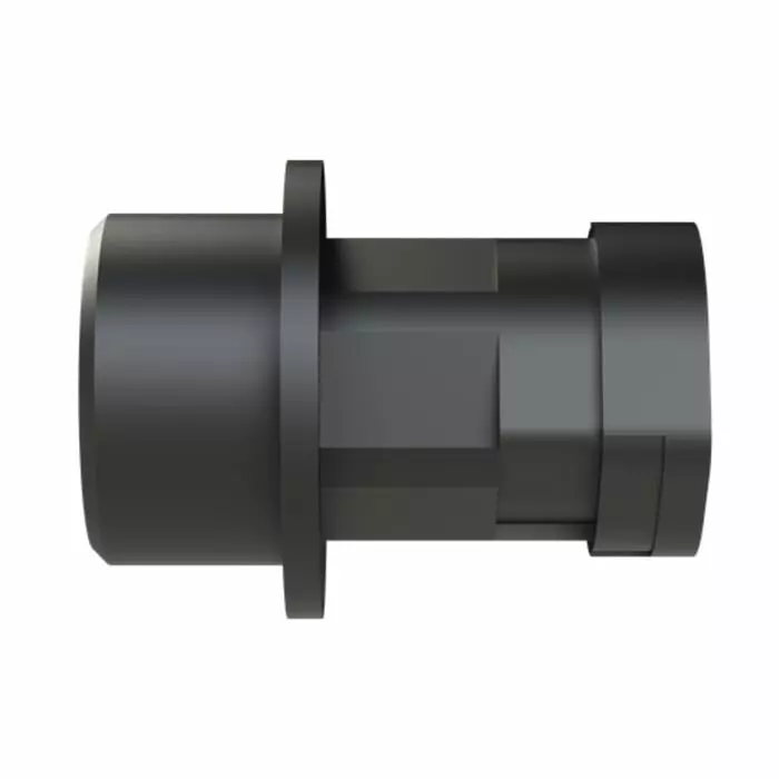 PMA Straight Connector Conduit Fitting 10 mm Nominal Size M20 Polyamide 6 Black, ALND-M200 (Pack of 100)