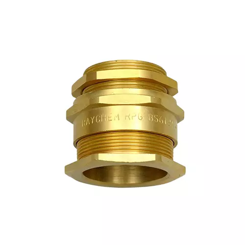 Raychem Cable Glands CW (Category A) M40 Thread Nickel Plated Brass LSZH Shroud 15 mm Thread Length, DAA1101814 (Pack of 35 Pcs)