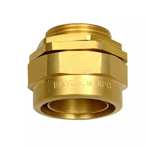 Raychem Cable Glands CW (Category A) M40 Thread Nickel Plated Brass LSZH Shroud 15 mm Thread Length, DAA1101814 (Pack of 35 Pcs)