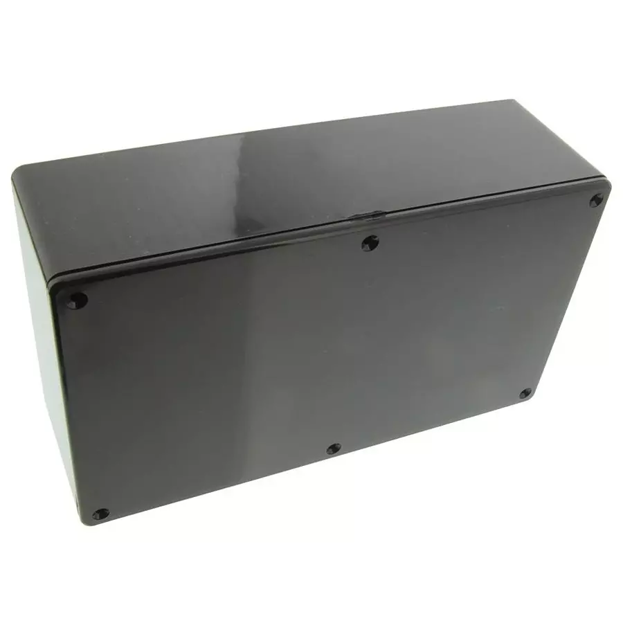 HAMMOND Plastic Enclosures BOX, ABS, BLACK, 191X110X61MM, 1591EBK