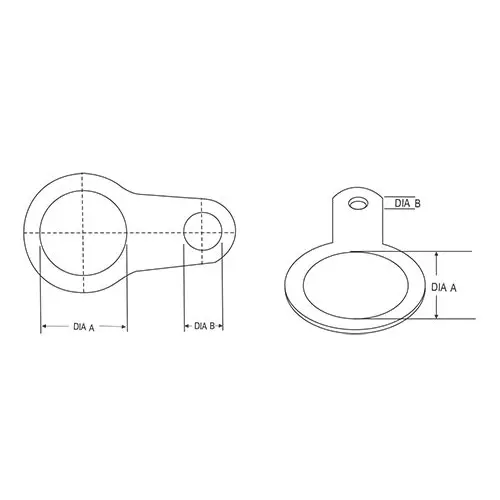 Braco Earth Tag 25.2 mm Inner Dia 4 kA, ET-25
