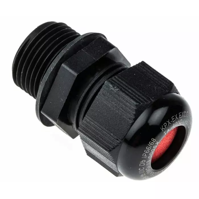 Kopex CGM Cable Gland Black Nylon M20 12 mm Max Cable Dia, 7TCA297180R0007EXCGM20SL (Pack of 10)