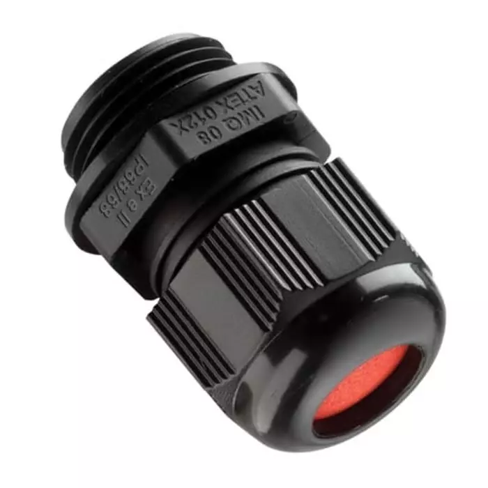 Kopex CGM Cable Gland Black Nylon M20 12 mm Max Cable Dia, 7TCA297180R0007EXCGM20SL (Pack of 10)