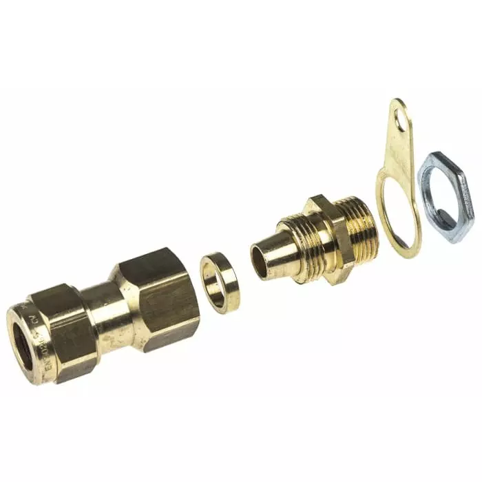 Prysmian CW20SS Cable Gland Kit Steel M20 13.2 mm Max Cable Dia, PVC20SSCW
