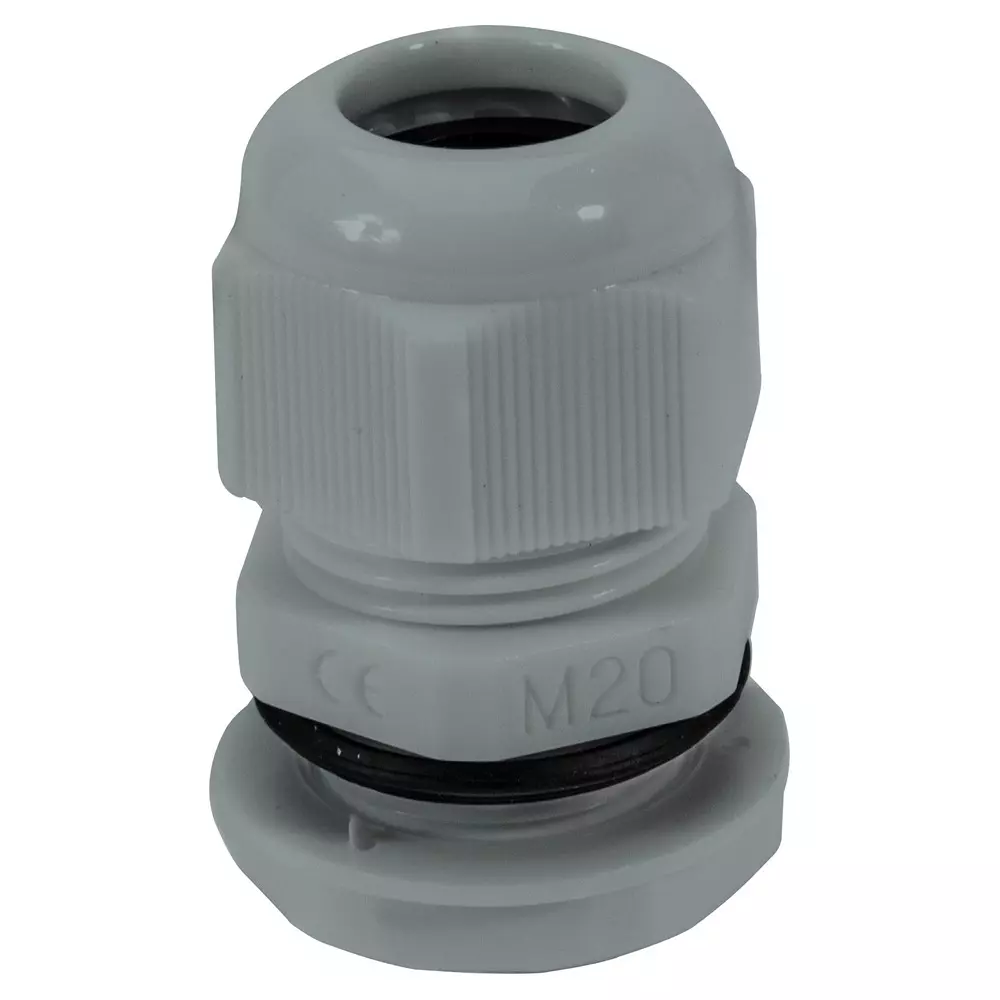 HELLERMANNTYTON Cable Gland, Nylon 6.6, 5mm-10mm, Gry, NGM16-DGY (Pack of 10 Pcs)