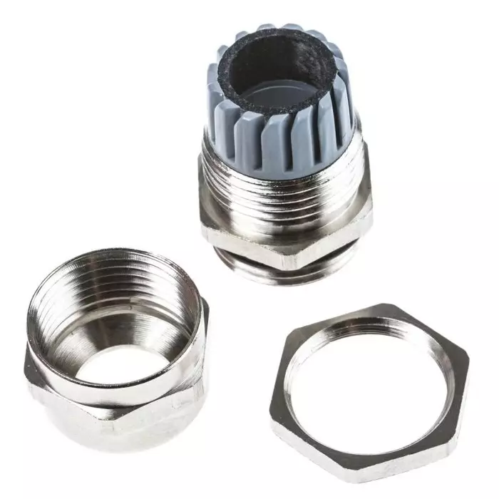 SIB SIB-TEC Cable Gland Metallic Nickel Plated Brass PG11 11.5 mm Max Cable Dia, C5011000R (Pack of 5)