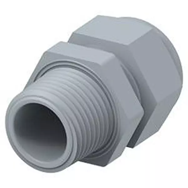 ENTRELEC - TE CONNECTIVITY Cable Gland, Nylon 6, 6-12 mm, Gray, 1SNG601161R0000