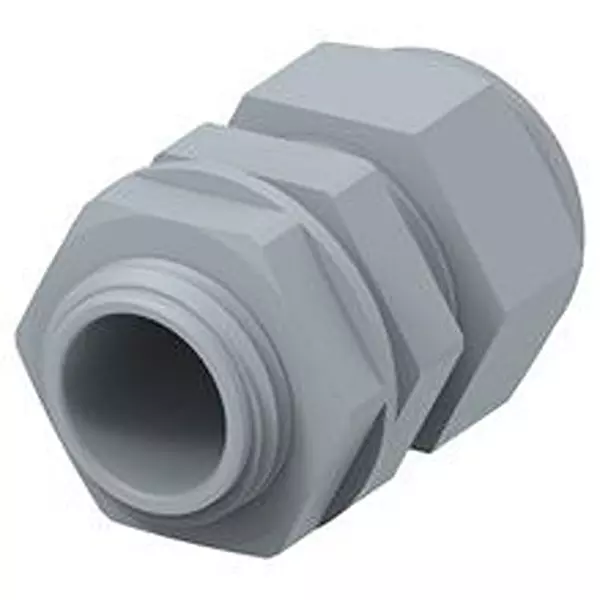 ENTRELEC - TE CONNECTIVITY Cable Gland, Nylon 6, 6-12 mm, Light Gray, 1SNG626122R0000