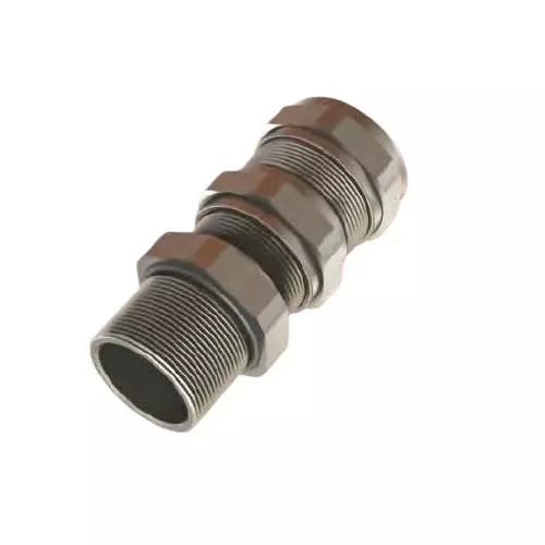 Controlwell Brass Cable Gland Metric Thread M20x1.5, KBAU-E1LMB