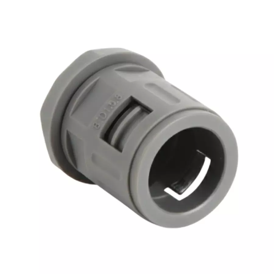 octatech-electricals-pg-48-flex-conduit-gland-polyamide-66-body-593-mm-thread-diameter-and-21-mm-thread-length-grey-otcg-p48-pack-of-10