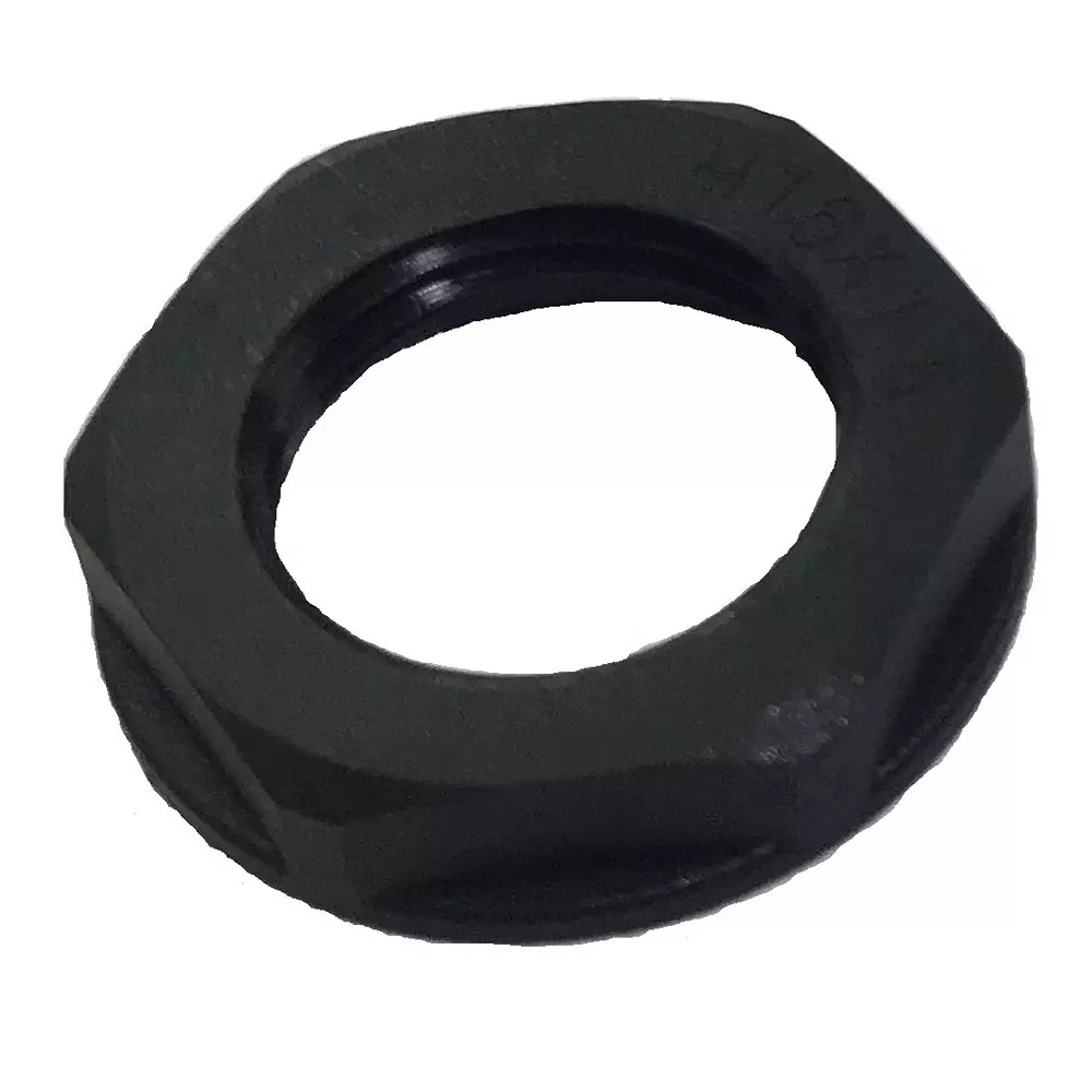 RS PRO Cable Gland Locknut Black Polyamide 66 M20 IP68, 2691720 (Pack of 50 Pcs)