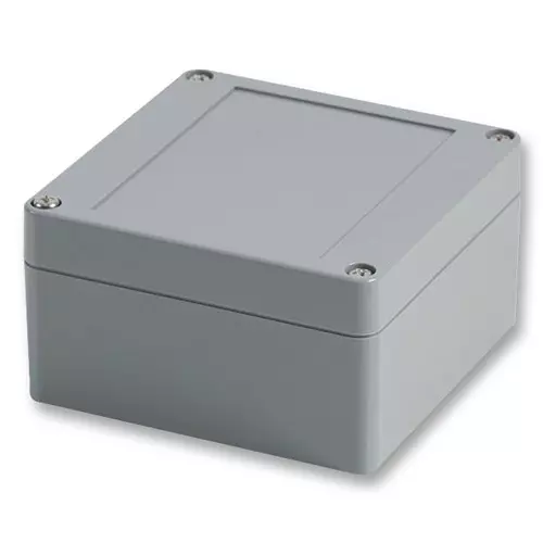 MULTICOMP PRO Plastic Enclosures ENCLOSURE, PC, GREY, 100X100X55MM, G2100