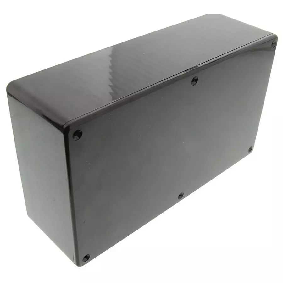 HAMMOND Plastic Enclosures BOX, ABS, BLACK, 191X110X61MM, 1591ESBK
