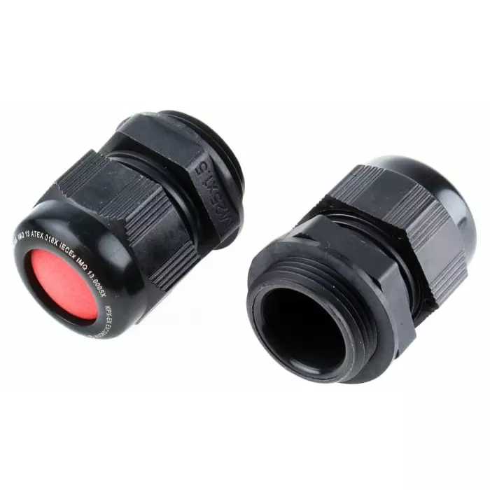 Kopex CGM Cable Gland Black Nylon M25 17 mm Max Cable Dia, 7TCA297180R0008EXCGM25M (Pack of 10)