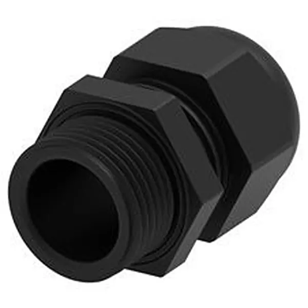 ENTRELEC - TE CONNECTIVITY Cable Gland, Nylon 6, 6-12 mm, Black, 1SNG601057R0000