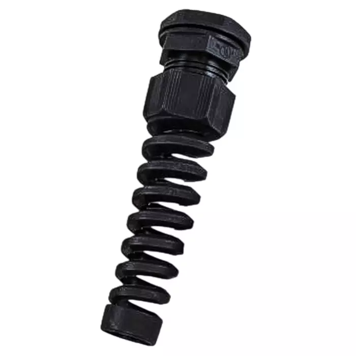 Alpha Wire Cable Gland M25 Thread PA 6 Material Black 18 mm Dia, PMS25 BK080 (Pack of 10)