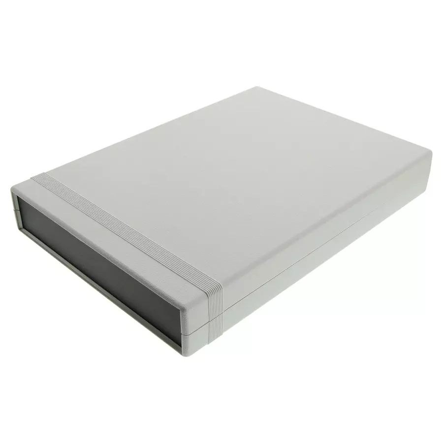 HAMMOND Plastic Enclosures BOX, ABS, 40X200X280MM, 1598HSGYPBK