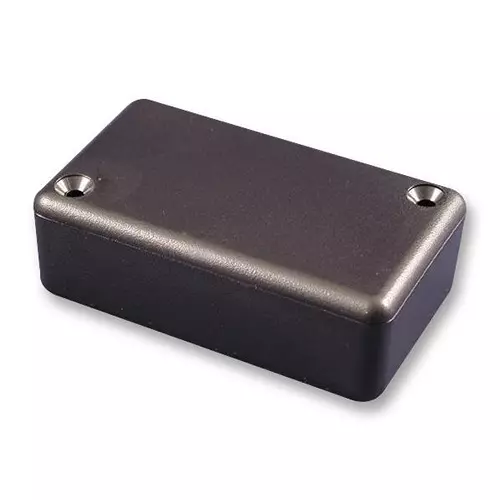 HAMMOND Plastic Enclosures ENCLOSURE, ABS, BLACK, 50X35X15MM, 1551FBK