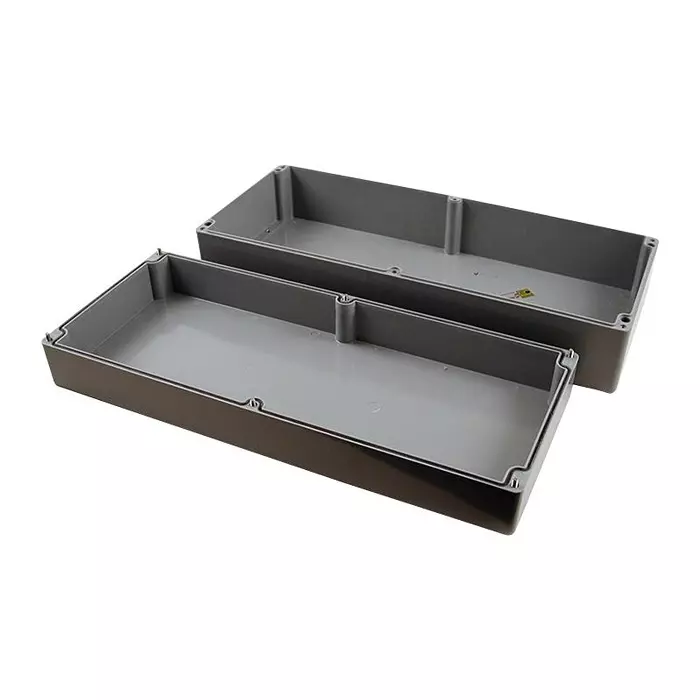 HAMMOND Plastic Enclosures SMALL ENCLOSURE, SMALL, PET, GREY, 1590ZGRP264.
