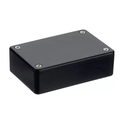 HAMMOND Plastic Enclosures BOX, ABS, BLACK, 100X50X25MM, 1591ABK