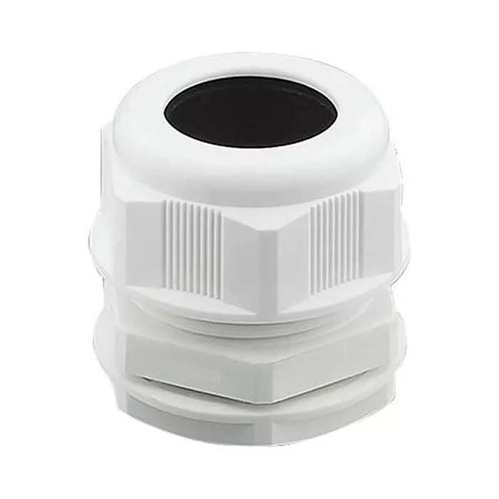 MULTICOMP PRO Cable Glands CABLE GLAND, NYLON, 4MM-8MM, WHITE, PK10, PP002121 (Pack of 10)