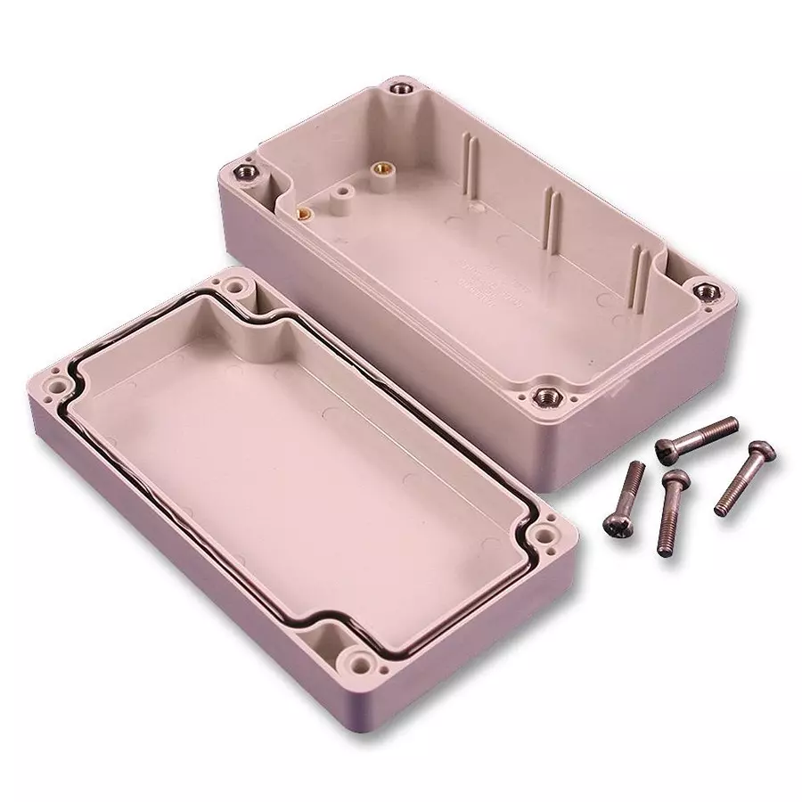 HAMMOND Plastic Enclosures Enclosure Type:DIN Rail, 1554NGY