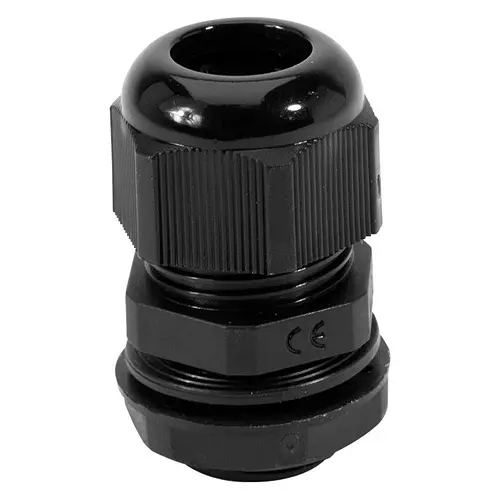 HELLERMANNTYTON Cable Gland, Nylon 6.6, 13mm-18mm, Blk, NGM25-BK (Pack of 10 Pcs)