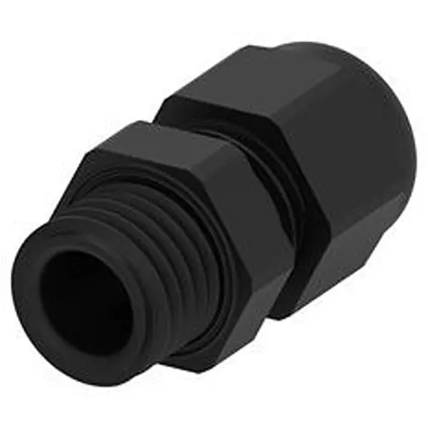 ENTRELEC - TE CONNECTIVITY Cable Gland, Nylon 6, 3-6.5 mm, Black, 1SNG601012R0000