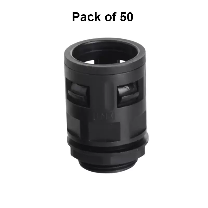 octatech-electricals-pg-135-flex-conduit-gland-polyamide-66-body-204-mm-thread-diameter-and-13-mm-thread-length-black-otcg-p13-pack-of-50