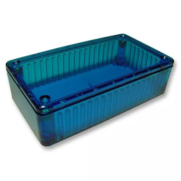 HAMMOND Plastic Enclosures BOX, POLYCARBONATE, 112X62X27MM, 1591BTBU