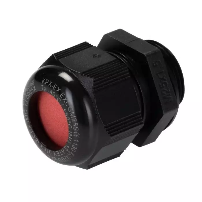Kopex CGM Cable Gland Black Nylon M25 18 mm Max Cable Dia, 7TCA297180R0009EXCGM25S (Pack of 10)