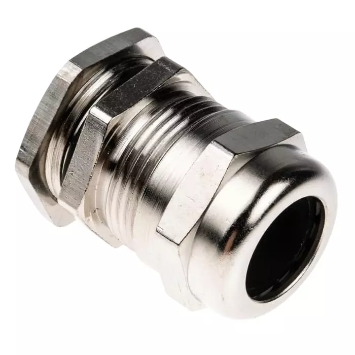 SIB SIB-TEC Cable Gland Metallic Nickel Plated Brass PG16 15 mm Max Cable Dia, C5016000R (Pack of 5)