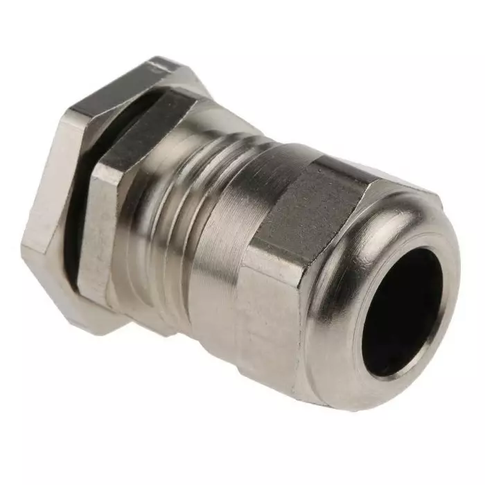 SIB SIB-TEC Cable Gland Metallic Nickel Plated Brass PG9 9.5 mm Max Cable Dia, C5009000R (Pack of 5)