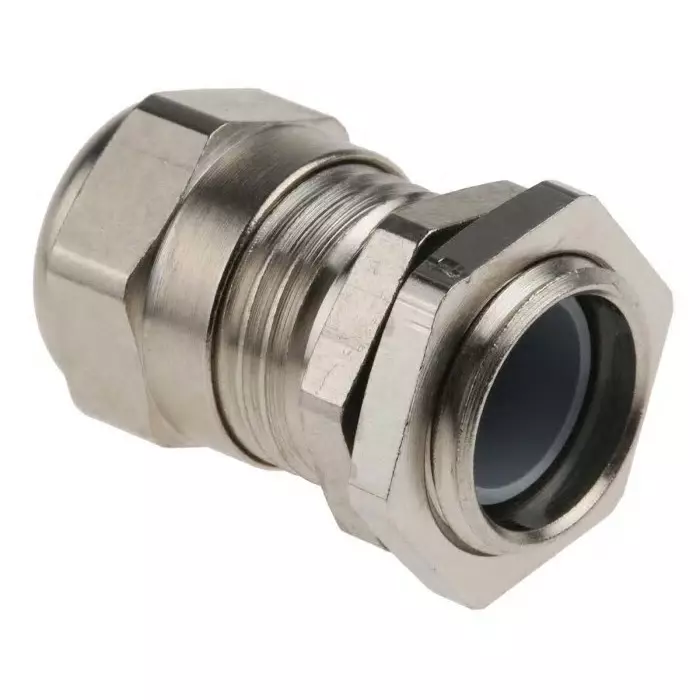 SIB SIB-TEC Cable Gland Metallic Nickel Plated Brass PG9 9.5 mm Max Cable Dia, C5009000R (Pack of 5)