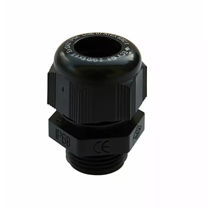 SIB SIB-TEC Cable Gland Black Polyamide M32 25 mm Max Cable Dia, F8023200E (Pack of 20)