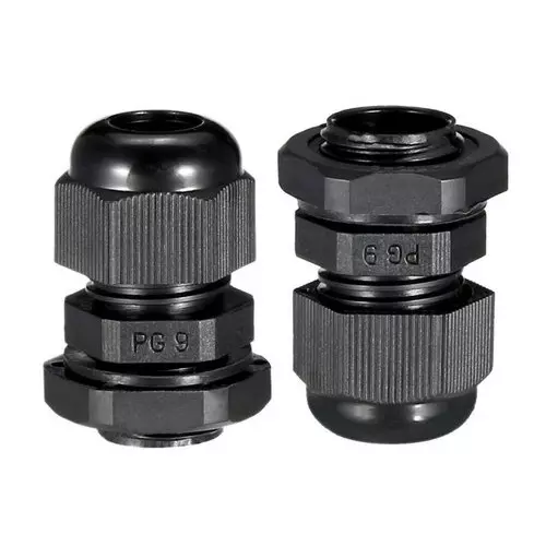 ENERTECH Cable Gland 34-44 mm Clamping Range Black, EN-PG48