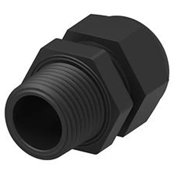 ENTRELEC - TE CONNECTIVITY Cable Gland, Nylon 6, 6-12 mm, Black, 1SNG601162R0000