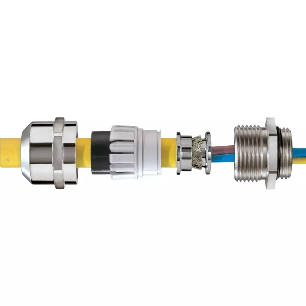 WISKA Cable Glands M Thread 40 mm Collar Diameter 36 mm - 44 mm Length, EMSKV 32 EMV-Z