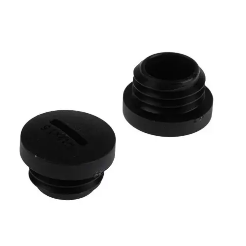 RS PRO Cable Gland Plug Black Stopping Plug Polyamide 66 M12x1.5 mm, 2691874 (Pack of 250 Pcs)