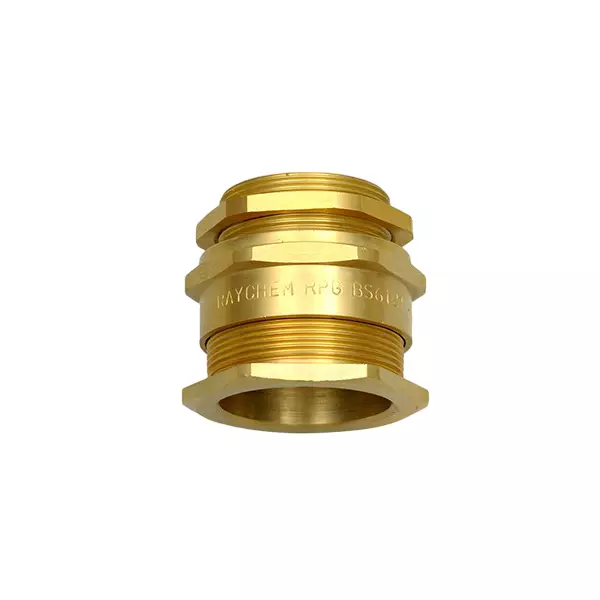 Raychem Cable Glands A1/A2 M40 Thread Nickel Plated Brass LSZH Shroud 15 mm Thread Length, DAA1101779 (Pack of 35 Pcs)