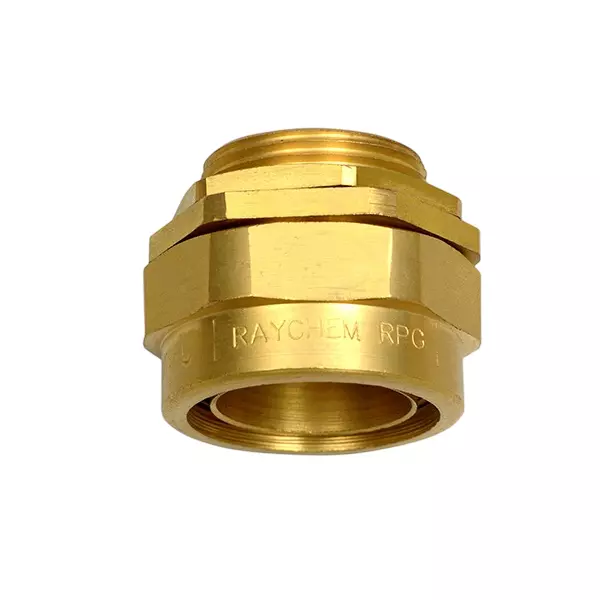 Raychem Cable Glands A1/A2 M40 Thread Nickel Plated Brass LSZH Shroud 15 mm Thread Length, DAA1101779 (Pack of 35 Pcs)